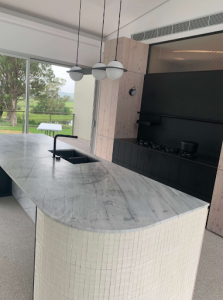 Curves in the kitchen